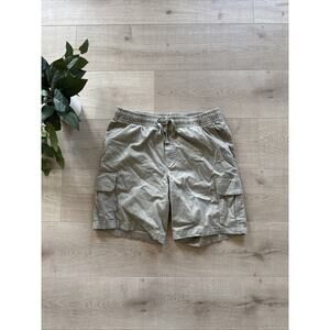 NWT Mens George Stonewash Above The Knee Twill Pull On Shorts Size Medium 32x34